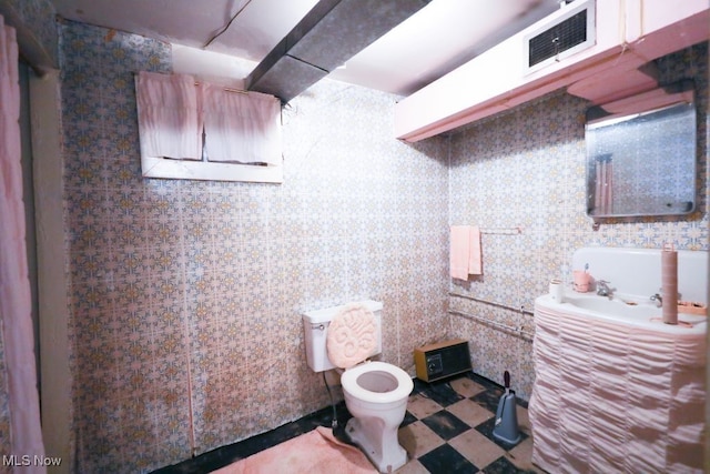 bathroom with toilet