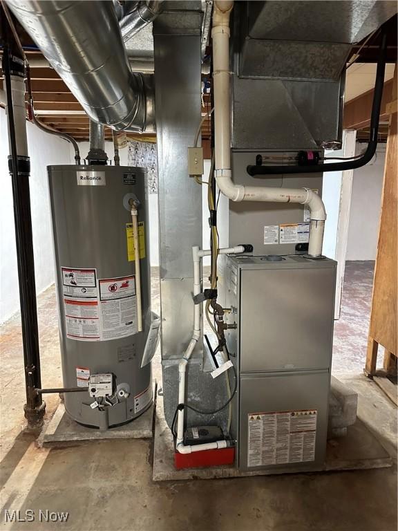 utilities with gas water heater