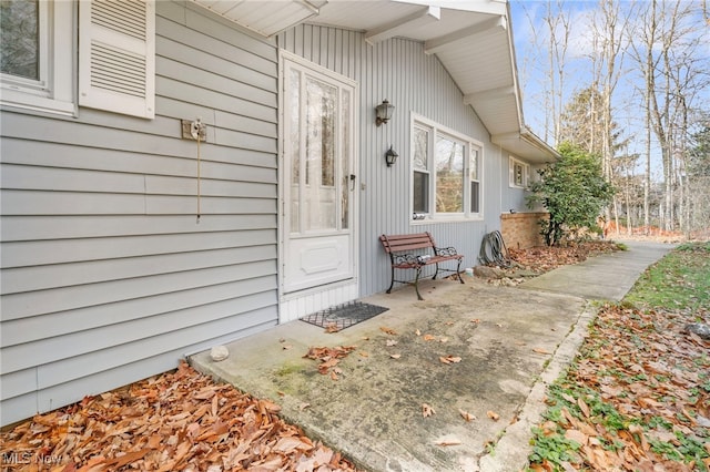 view of entrance to property