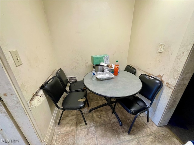 view of dining area