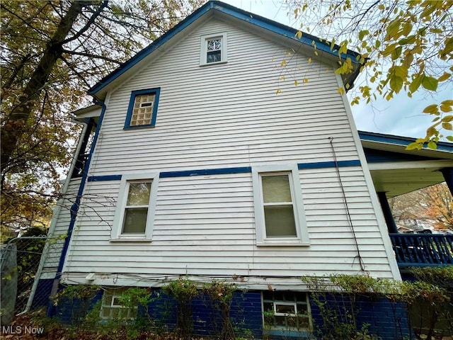 view of side of home