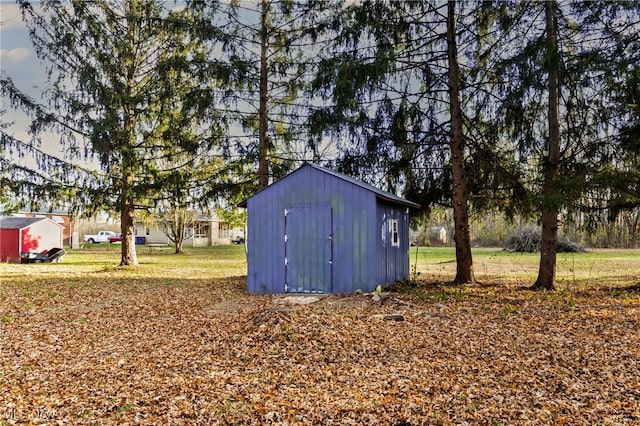 view of outbuilding