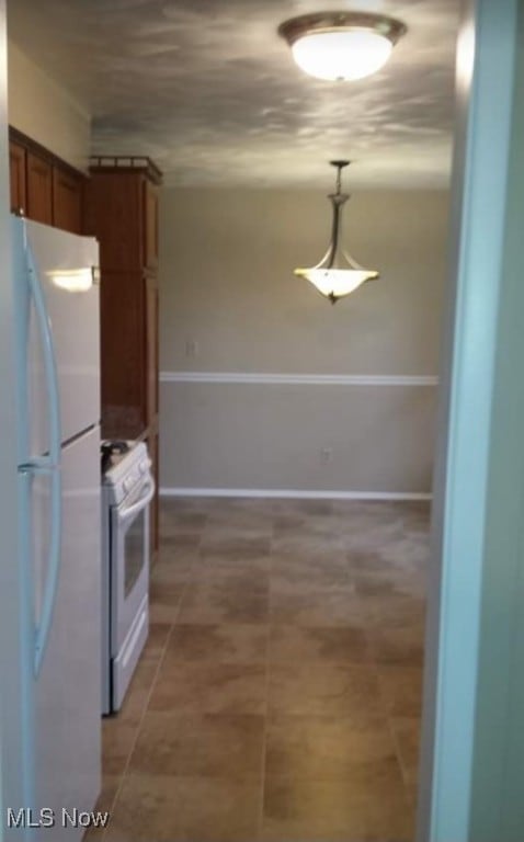 kitchen featuring white appliances