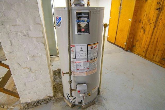 utilities featuring water heater