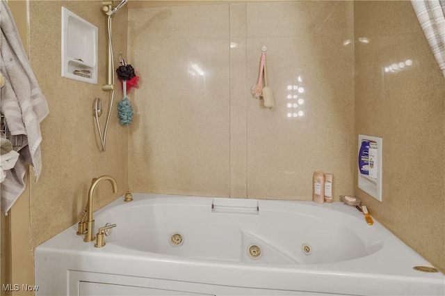 bathroom with a bathing tub