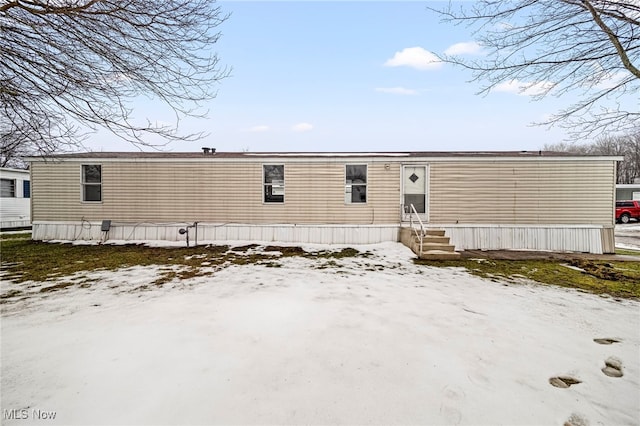 view of manufactured / mobile home