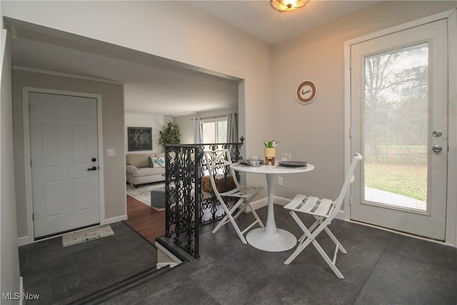 dining room featuring a healthy amount of sunlight