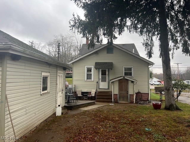 view of rear view of house