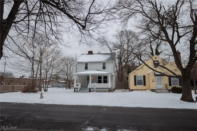 view of front of home