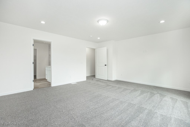 empty room with light carpet