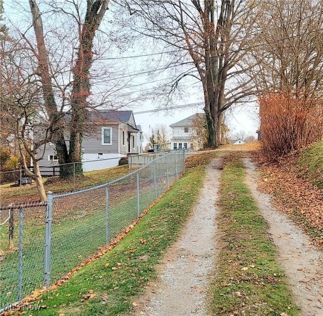 view of road