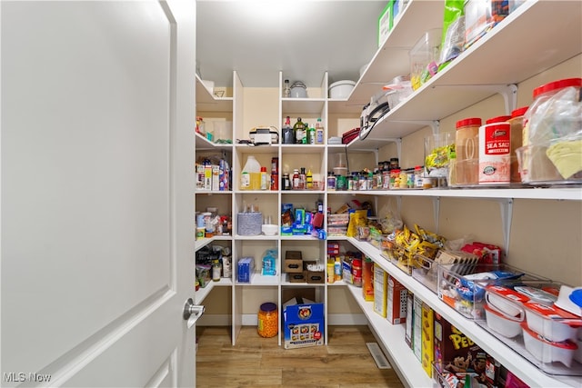 view of pantry