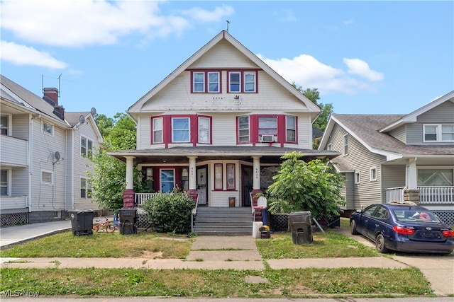 view of front of house with a porch