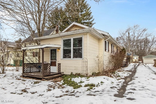 view of front of home