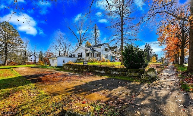 view of front of home