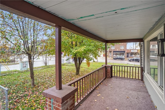 view of patio / terrace featuring a porch