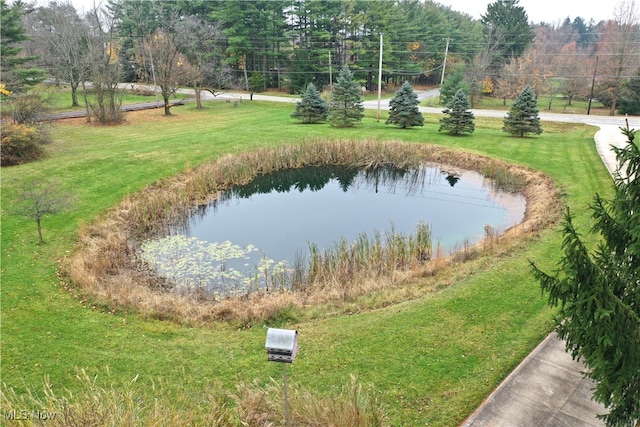 property view of water