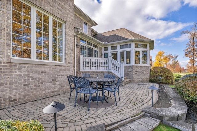 view of patio