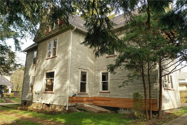 view of back of property