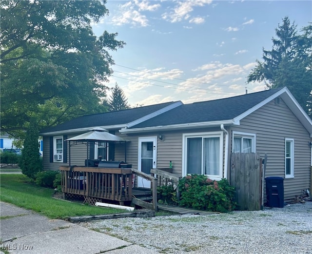 1040 Jean Ave, Akron, OH 44310 - single story home with a deck