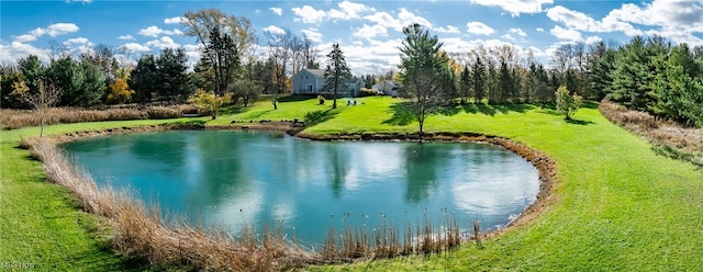 view of water feature