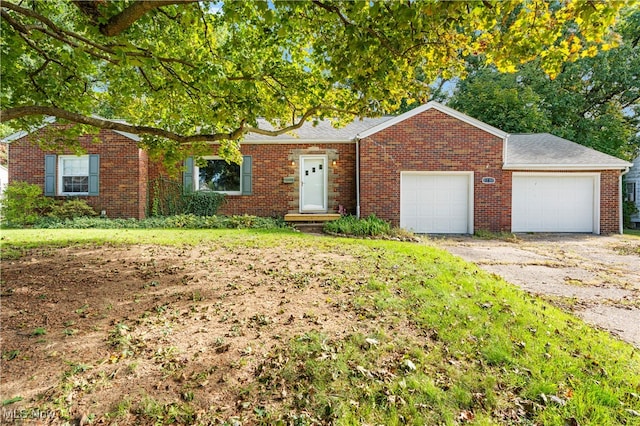 ranch-style house with a garage