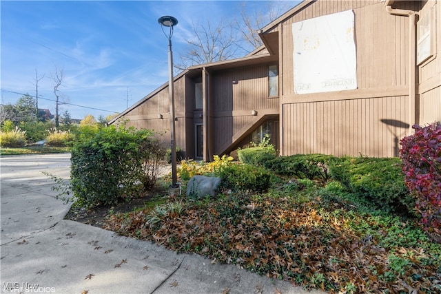 view of property exterior