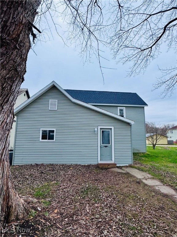 view of back of property