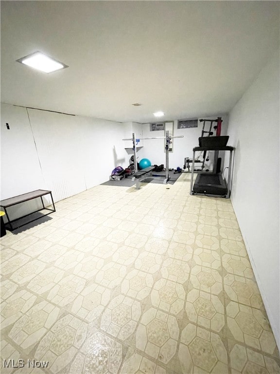 view of exercise room