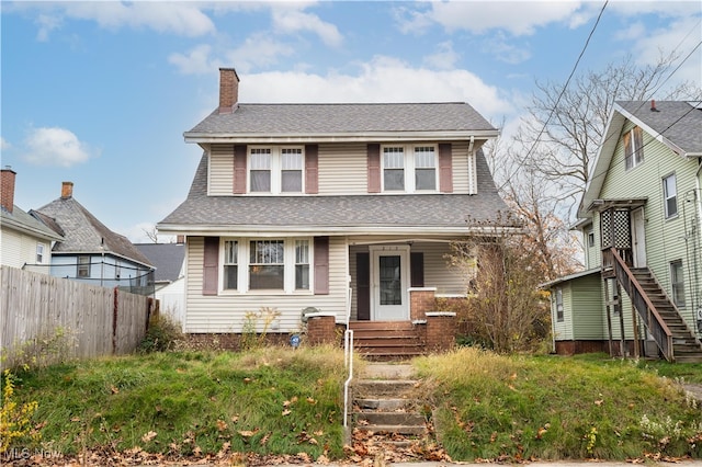 view of front of home