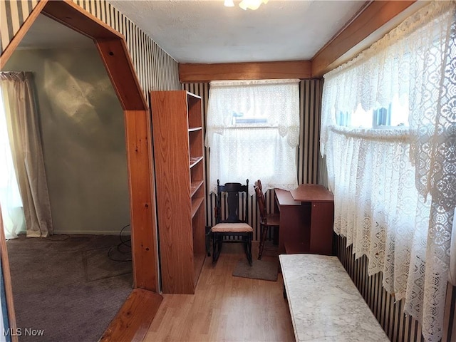 975 Broad St, Conneaut, OH 44030 - sitting room with wood finished floors