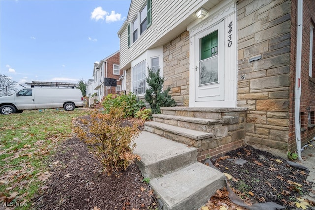 view of entrance to property