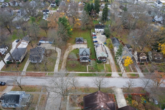 drone / aerial view featuring a residential view