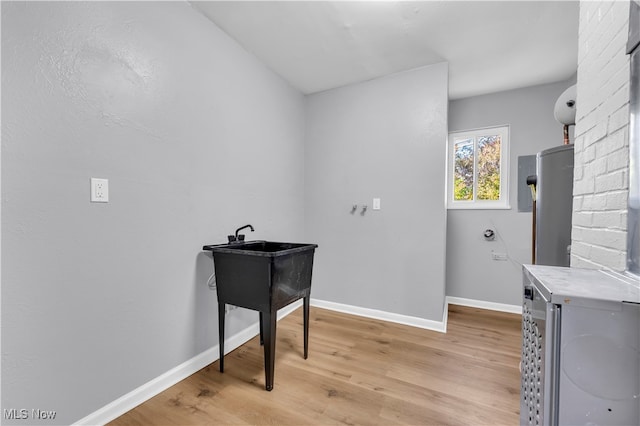 interior space featuring light hardwood / wood-style flooring