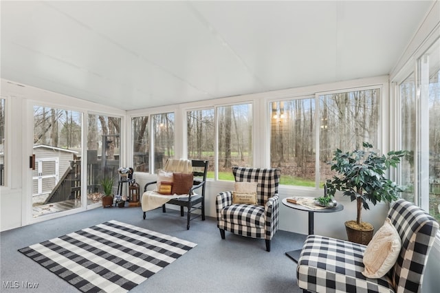 sunroom featuring plenty of natural light