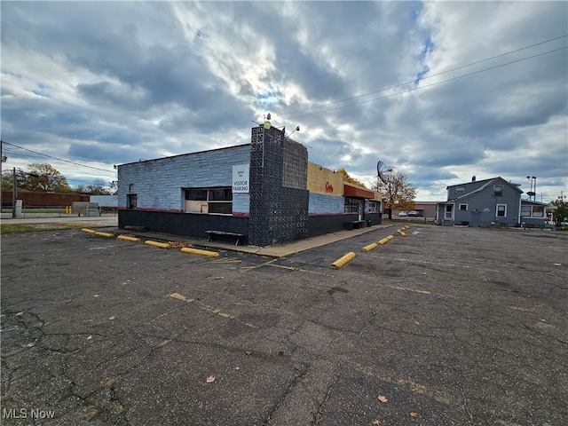 view of vehicle parking