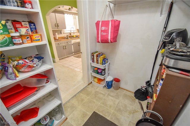 pantry featuring sink