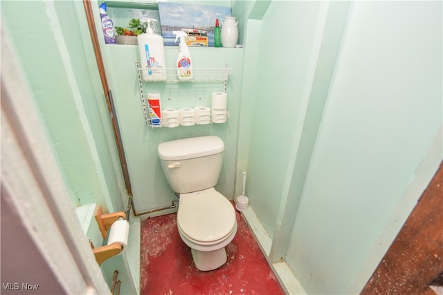 bathroom with toilet