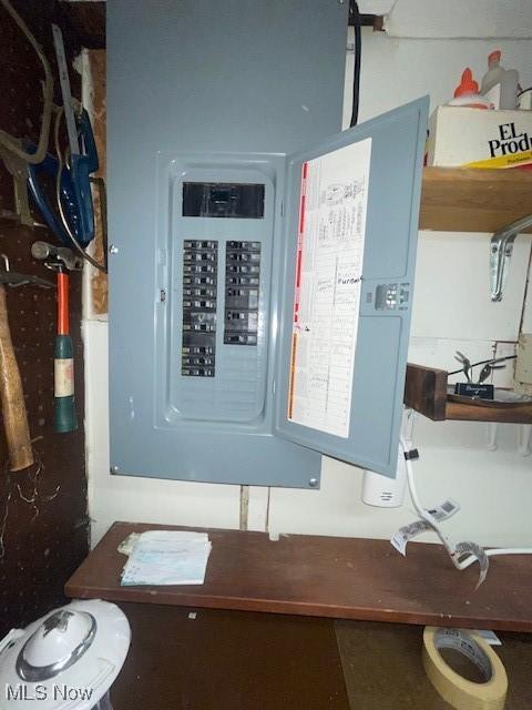 utilities with electric panel