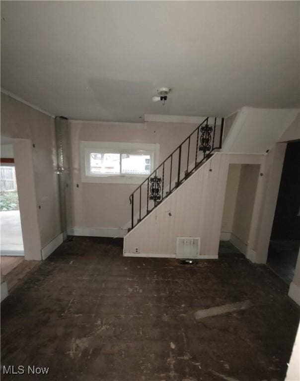 view of unfurnished living room