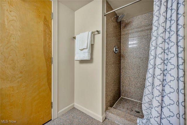 bathroom with walk in shower