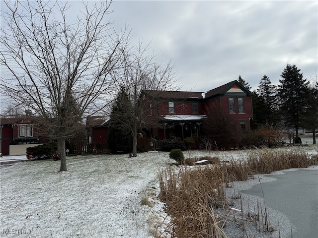 view of front of home