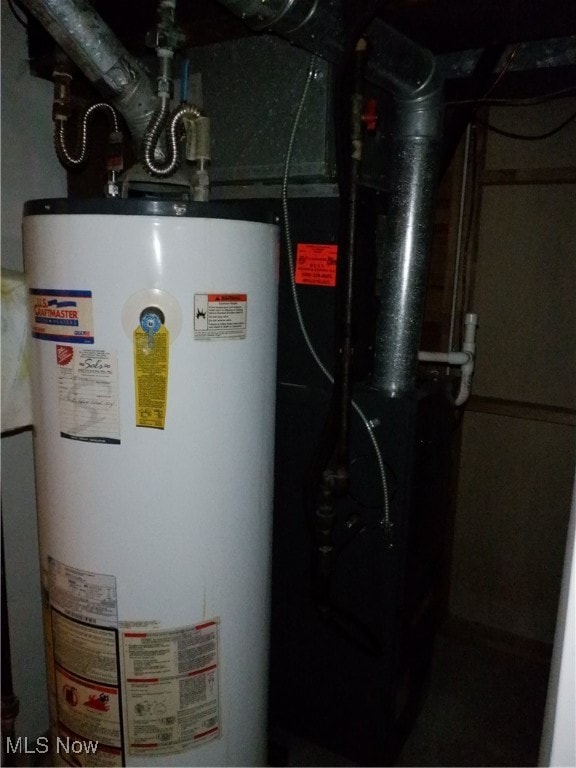 utilities featuring water heater