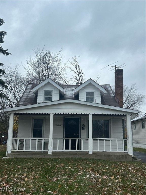 view of bungalow-style house