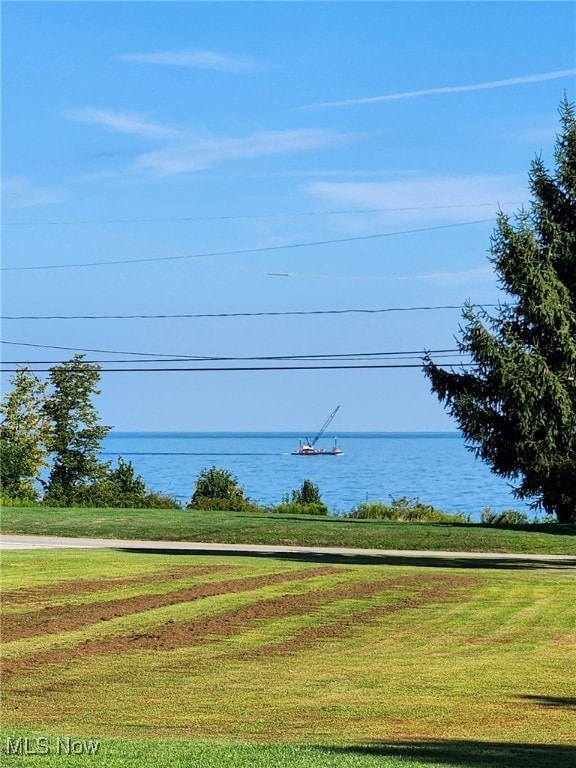 view of water feature