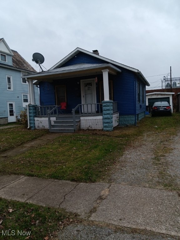 view of bungalow-style home