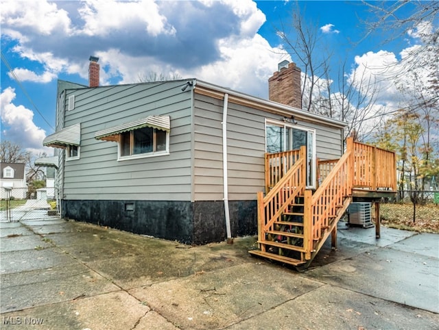 view of rear view of house