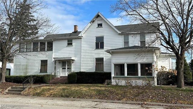 view of front of home