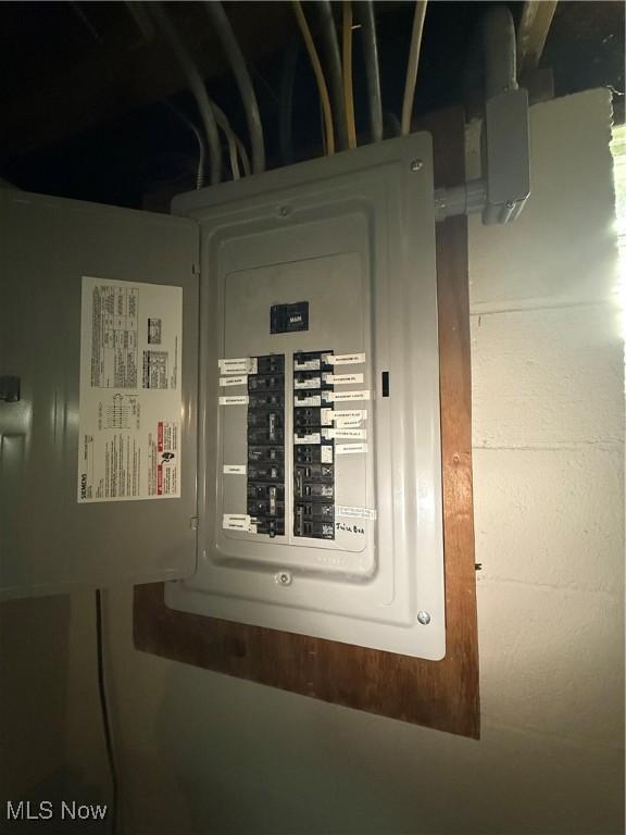 23910 Puritan Rd, Euclid, OH 44123 - utility room with electric panel