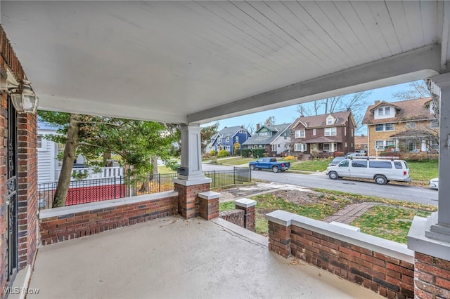 view of patio / terrace featuring a porch